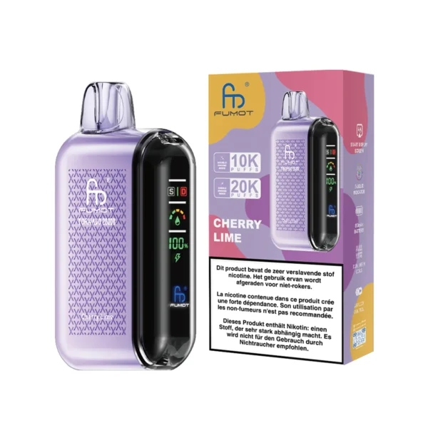 E-Papierosy Fumot Tornado 20 000 Cherry Lime