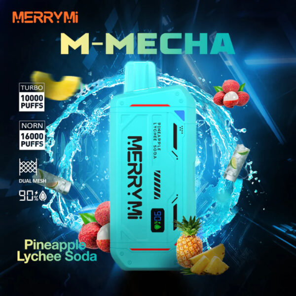 E-Papierosy MerryMi M-Mecha 16 000 Pineapple Lychee Soda