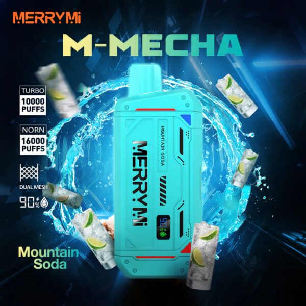 E-Papierosy MerryMi M-Mecha 16 000 buchów o smaku Mountain Soda