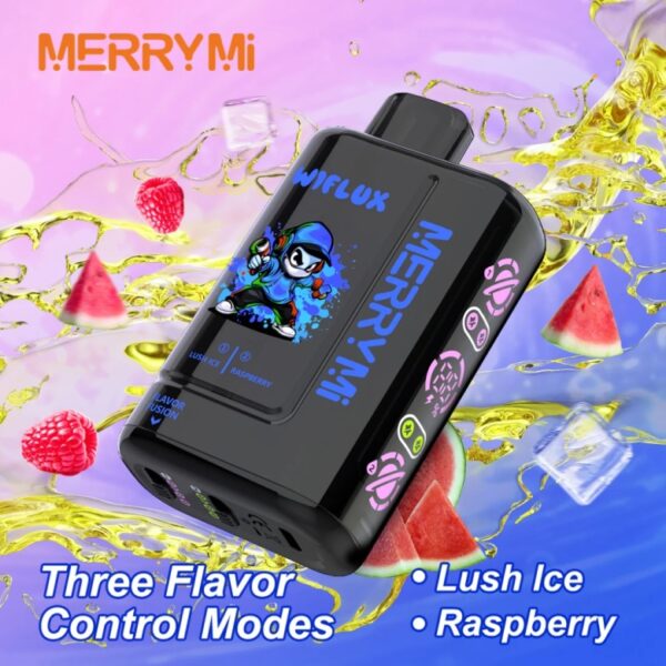 E-papieros MerryMI 24000 Wiflux Lush Ice Raspberry