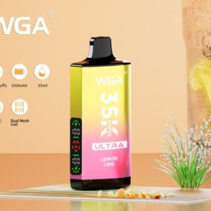 E-papieros jednorazow WGA Crystal Ultra 35000 Lyche Mint