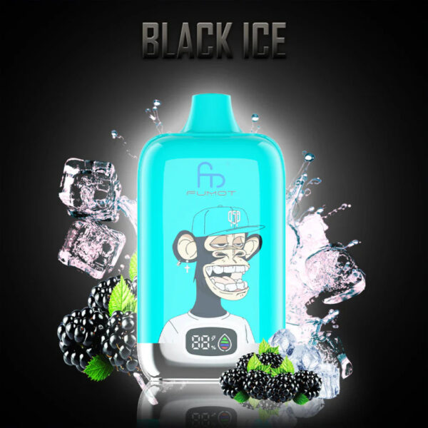 Fumot Digital Box Jednorazowy e-papieros 12000 Buchów o smaku Black Ice