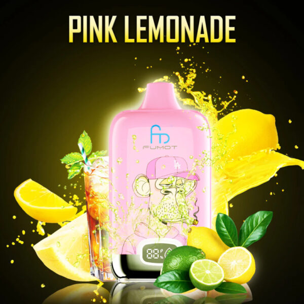 Fumot Digital Box Jednorazowy e-papieros 12000 Buchów o smaku Pink Lemonade