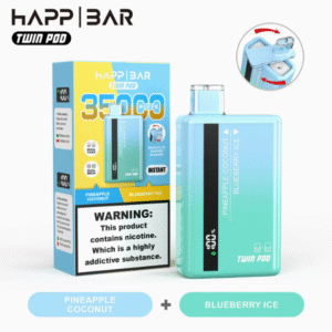 Happ Bar Twin Pod 35000 Pineapple Coconut Blueberry Ice