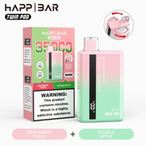 Happ Bar Twin Pod 35000 Rasberry Fudge Double Apple