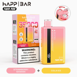 Happ Bar Twin Pod 35000 Strawberry Banana Cola Ice