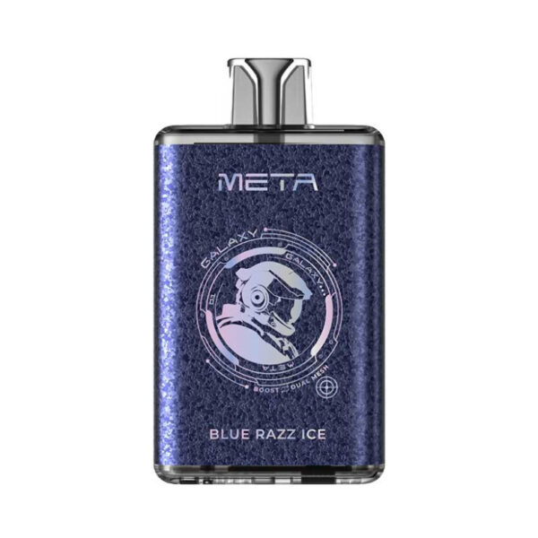 META Galaxy Jednorazowy e-papieros 9000 Buchów o smaku Blue Razz Ice 19 ml