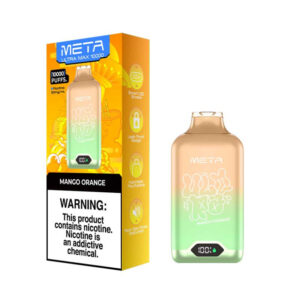 META ULTRA MAX Jednorazowy e-papieros 10000 Buchów o smaku Mango Orange 16 ml