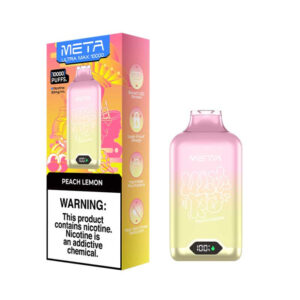 META ULTRA MAX Jednorazowy e-papieros 10000 Buchów o smaku Peach Lemon 16 ml