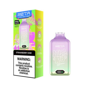 META ULTRA MAX Jednorazowy e-papieros 10000 Buchów o smaku Strawberry Kiwi 16 ml
