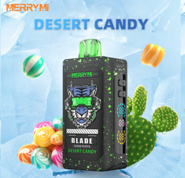Merry Mi Blade Jednorazowy e-papieros 30000 Buchów o smaku Desert Candy