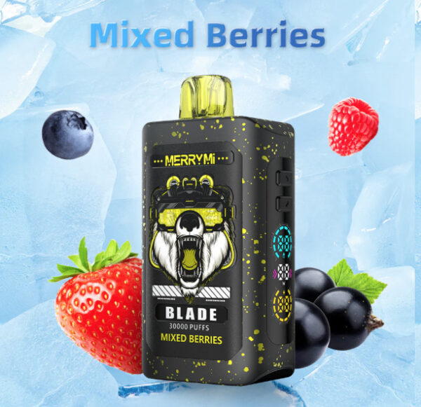 Merry Mi Blade Jednorazowy e-papieros 30000 Buchów o smaku Mixed Berries