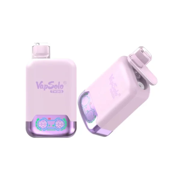 Vapsolo Twins 20000 Puffs Grape ice & Strawberry Kiwi