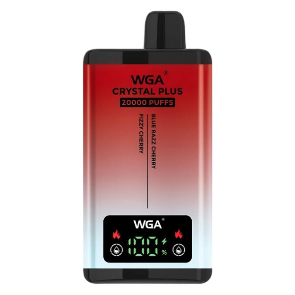 WGA Crystal Plus 20 000 Blue Razz Cherry Fizzy Cherry