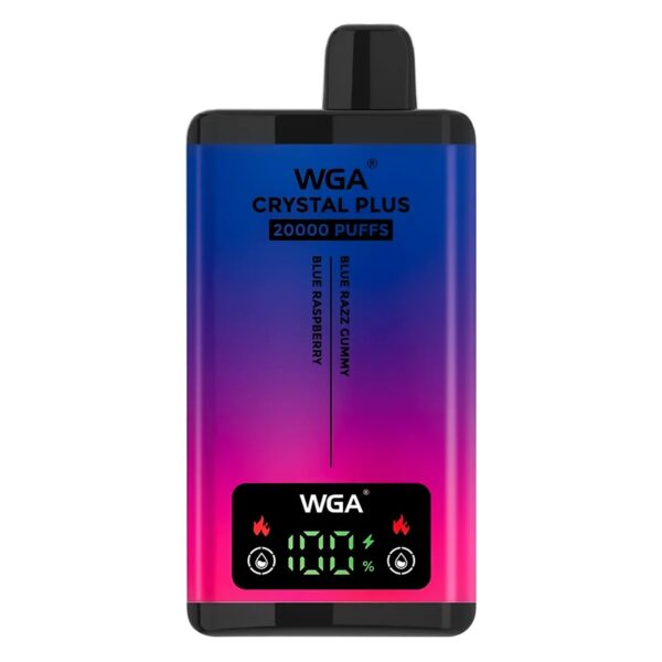 WGA Crystal Plus 20 000 Blue Razz Gummy Blue Raspberry