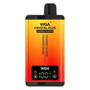 WGA Crystal Plus 20 000 Strawberry Ice Cream Strawberry Banana