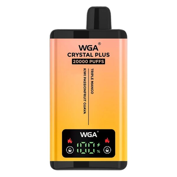 WGA Crystal Plus 20 000 Triple Mango Kiwi Passion Fruit Guava